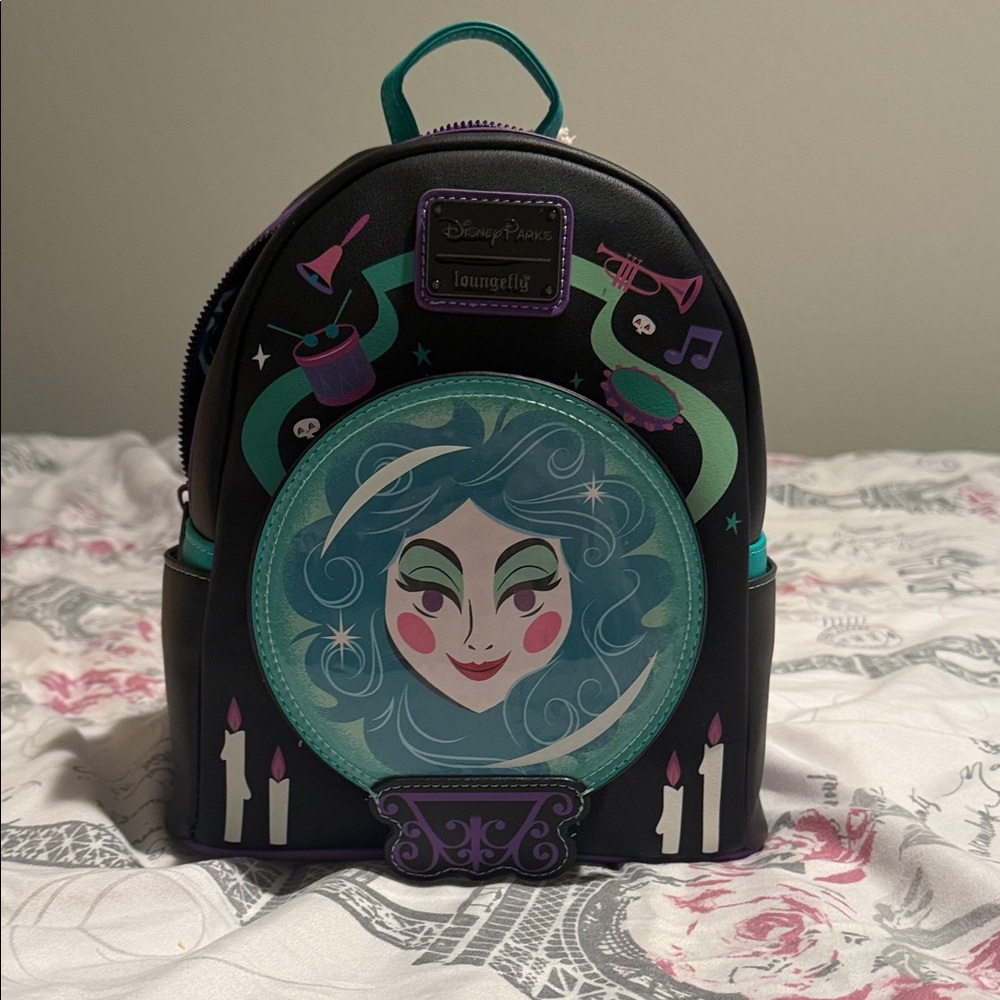 Loungefly Black and Teal Enchanted Backpack